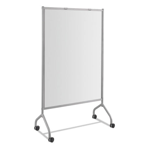 Impromptu Whiteboard Collaboration Screen, 36" X 60", White Surface, Gray Metal/plastic Frame