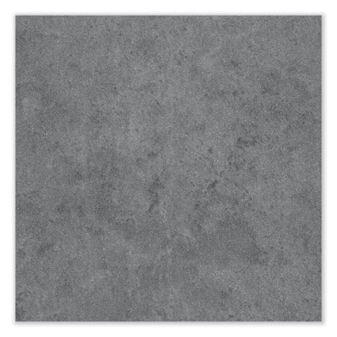 End Table, Square, 20 X 20 X 25, Stone Gray Top, Silver Base
