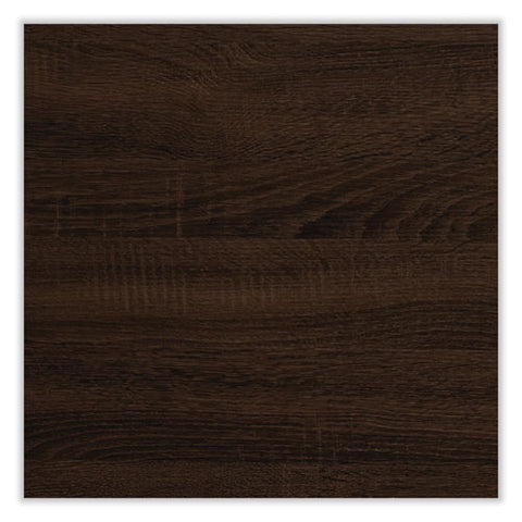 End Table, Square, 20 X 20 X 25, Southern Tobacco Top, Black Base