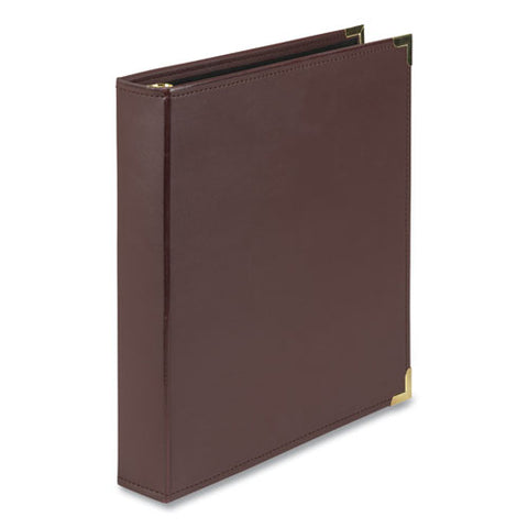 Classic Collection Ring Binder, 3 Rings, 1.5" Capacity, 11 X 8.5, Burgundy