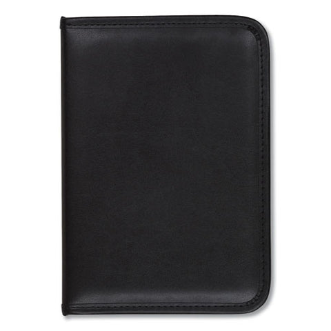 Professional Padfolio, 3/4w X 9 1/4h, Open Style, Black