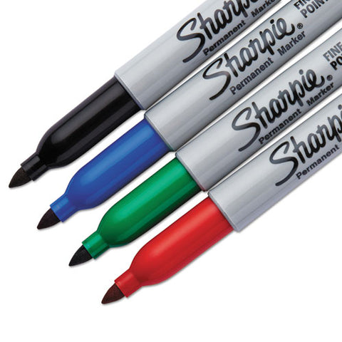 Fine Tip Permanent Marker Value Pack, Fine Bullet Tip, Assorted Colors, 36/pack