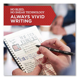 S-gel Gel Pen, Retractable, Medium 0.7 Mm, Black Ink, Black Barrel, 2/pack