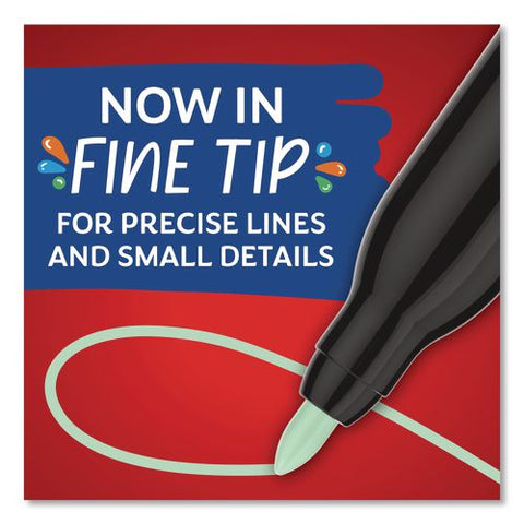 Creative Markers, Fine Tip Bullet Tip, Assorted, 24/pack