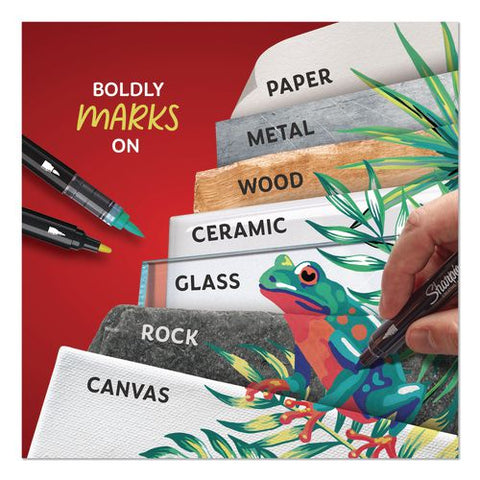 Creative Markers, Bullet Tip, Yellow, 6/pack