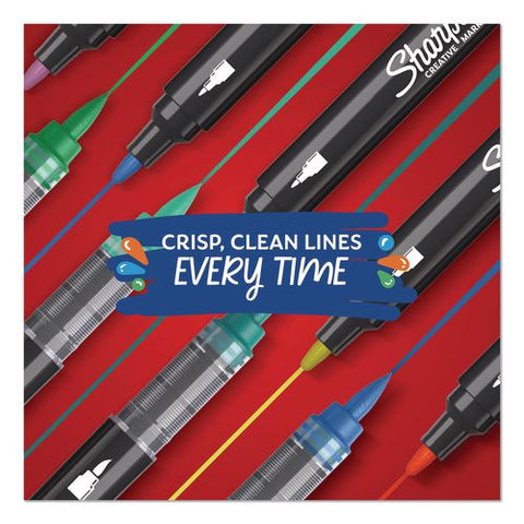 Creative Markers, Bullet Tip, Yellow, 6/pack