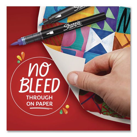 Water-based Paint Markers, Bullet Tip, Purple, 6/box