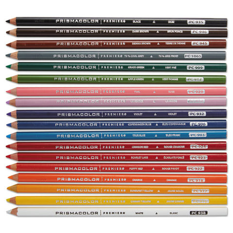 Premier Colored Pencil, 0.7 Mm, 2h (#4), Assorted Lead And Barrel Colors, 72/pack