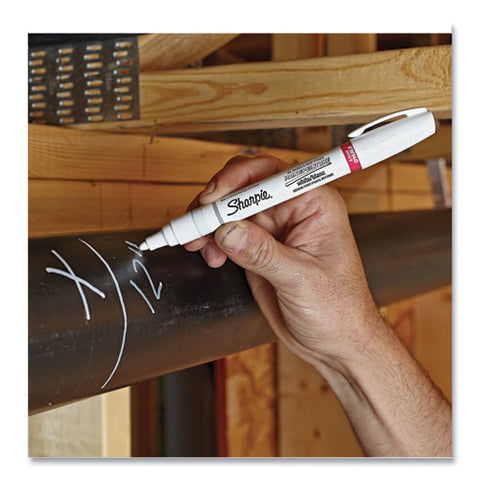 Permanent Paint Marker, Fine Bullet Tip, Assorted Colors, 5/pack