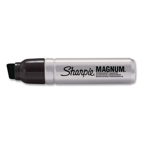 Magnum Permanent Marker, Broad Chisel Tip, Black, 72/carton