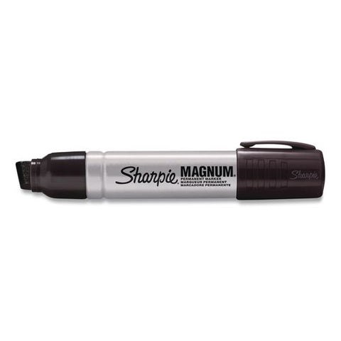 Magnum Permanent Marker, Broad Chisel Tip, Black, 72/carton