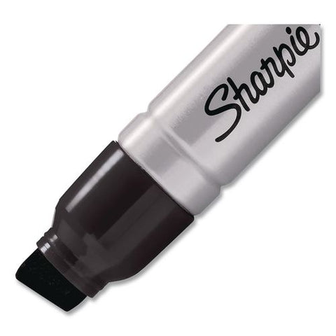 Magnum Permanent Marker, Broad Chisel Tip, Black, 72/carton