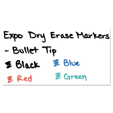 Low-odor Dry-erase Marker, Medium Bullet Tip, Blue, Dozen