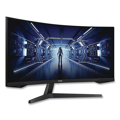 Odyssey G5 Curved Wqhd Led Gaming Monitor, 34" Widescreen, Va Panel, 3440 Pixels X 1440 Pixels