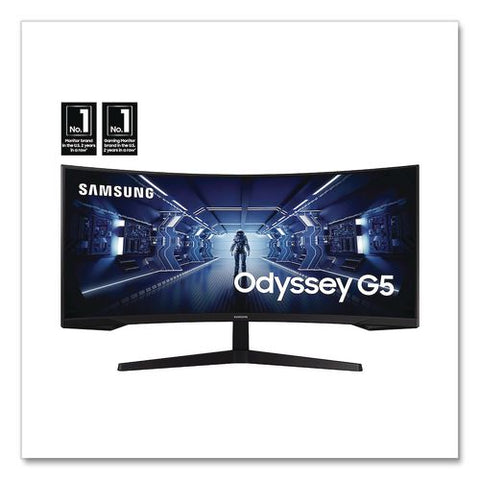 Odyssey G5 Curved Wqhd Led Gaming Monitor, 34" Widescreen, Va Panel, 3440 Pixels X 1440 Pixels