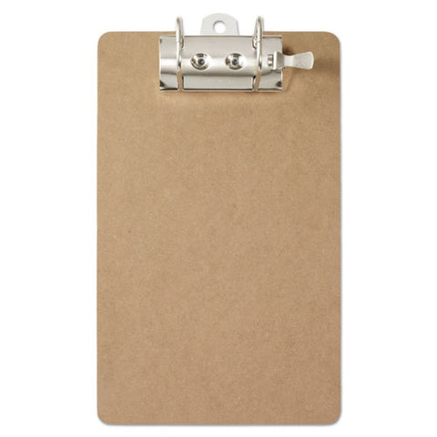 Recycled Hardboard Archboard Clipboard, 2.5" Clip Capacity, Holds 8.5 X 11 Sheets, Brown