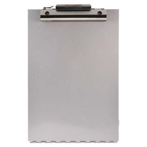 Redi-rite Aluminum Storage Clipboard, 1" Clip Capacity, Holds 8.5 X 11 Sheets, Silver