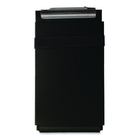 Recycled Aluminum Citation Holder Clipboard, 1/2" Capacity, Holds 6 X 11 Sheets, Black