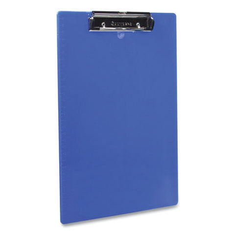 Recycled Plastic Clipboard, 0.5" Clip Capacity, Holds 8.5 X 11 Sheets, Cobalt