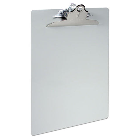 Recycled Aluminum Clipboard With High-capacity Clip, 1" Clip Capacity, Holds 8.5 X 14 Sheets, Silver