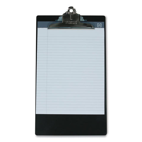 Aluminum Clipboard, 1" Clip Capacity, Holds 8.5 X 14 Sheets, Black