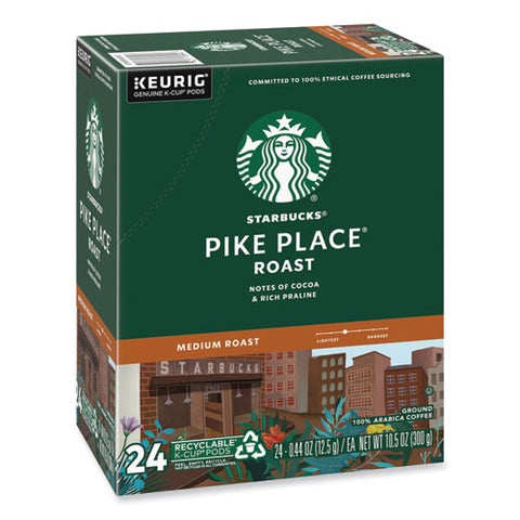 Pike Place Coffee K-cups Pack, 24/box, 4 Box/carton