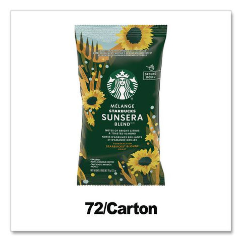 Sunsera Blend Ground Coffee Portion Pack, 2.5 Oz Packet, 18 Packets/box, 4 Boxes/carton