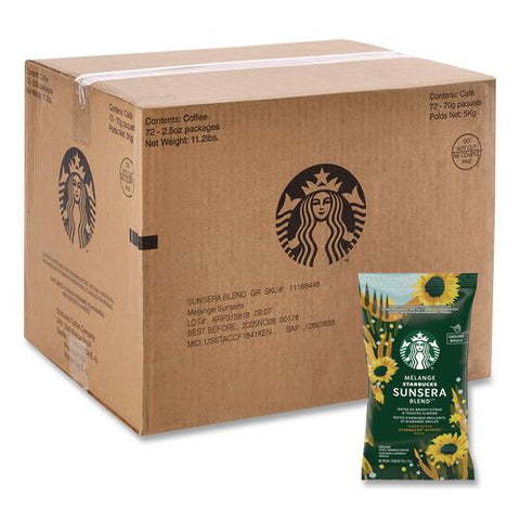 Sunsera Blend Ground Coffee Portion Pack, 2.5 Oz Packet, 18 Packets/box, 4 Boxes/carton