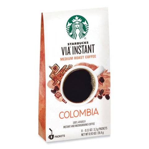 Via Ready Brew Coffee, Colombia, 1.4 Oz Packet, 8/pack