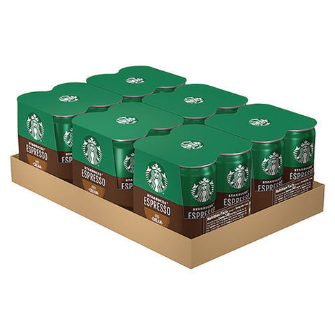 Cold Brew Coffee, Doubleshot Espresso And Cream, 6.5 Oz Can, 24/carton