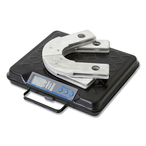 Portable Electronic Utility Bench Scale, 100 Lb Capacity, 12.5 X 10.95 X 2.2  Platform