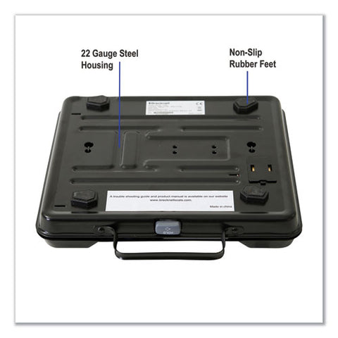 Portable Electronic Utility Bench Scale, 250 Lb Capacity, 12.5 X 10.95 X 2.2  Platform