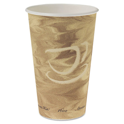 Mistique Hot Paper Cups, 16 Oz, Mistique Design, 50/sleeve, 20 Sleeves/carton