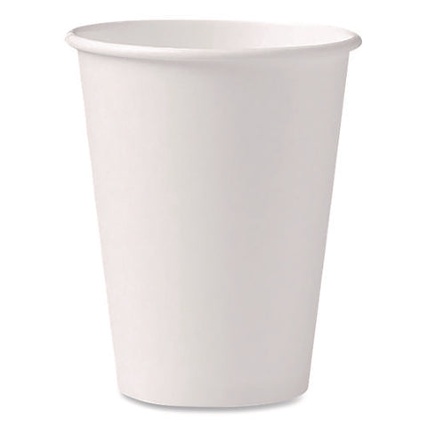 Paper Hot Cups, 12 Oz, White, 50/pack