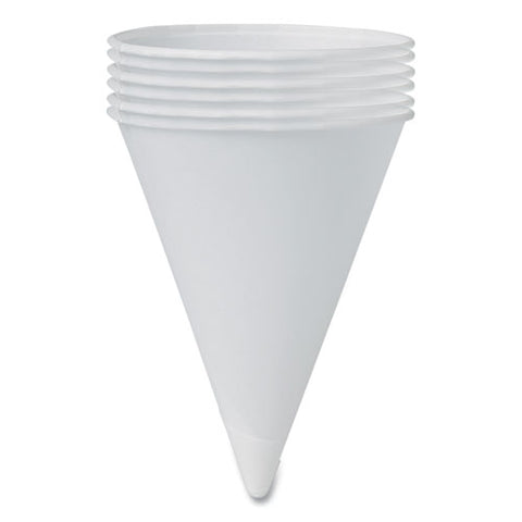 Paper Cone Water Cups, 4 Oz, White, 200/carton