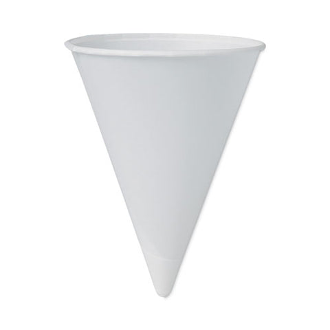 Cone Water Cups, 4 Oz, Paper, White, 200/pack