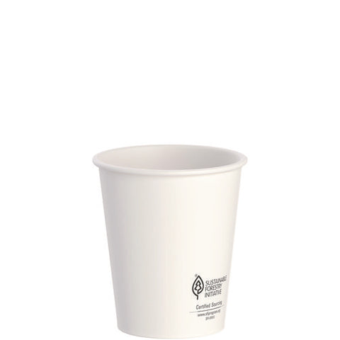 Thermoguard Insulated Paper Hot Cups, 12 Oz, White Sustainable Forest Design, 600/carton