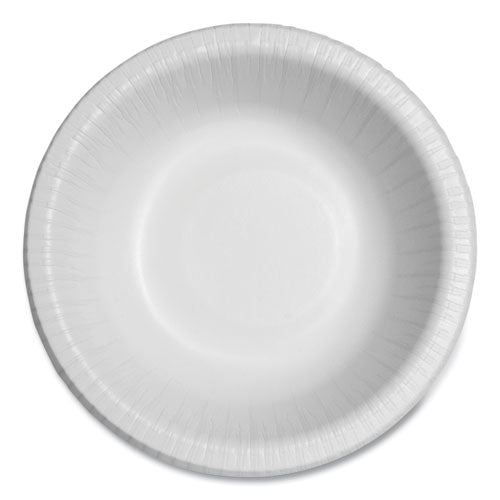 Bare Eco-forward Clay-coated Paper Dinnerware, Proplanet Seal, Bowl, 12 Oz, White, 125/bag, 8 Bags/carton