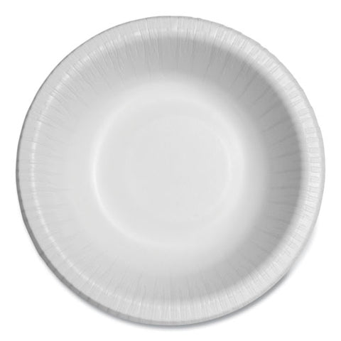 Bare Eco-forward Clay-coated Paper Dinnerware, Proplanet Seal, Bowl, 12 Oz, White, 125/bag, 8 Bags/carton