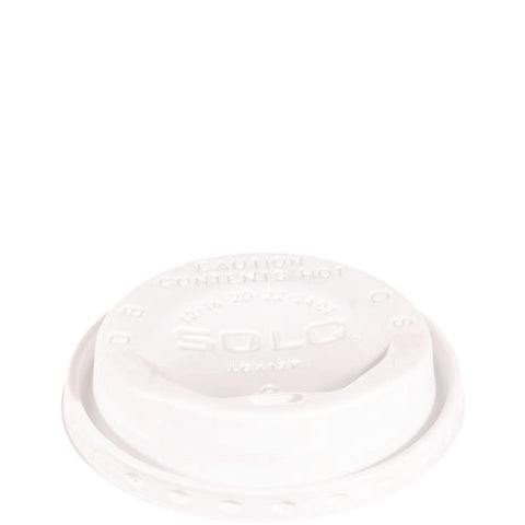 The Gourmet Lid Hot Cup Lids For Trophy Plus, Fits 12 Oz To 20 Oz, White, 1,500/carton