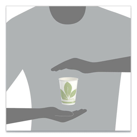 Bare Eco-forward Paper Cold Cups, 9 Oz, Green/white, 100/sleeve, 20 Sleeves/carton