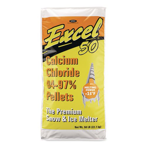 Excel Ice Melt Pellets, 50 Lb Bag