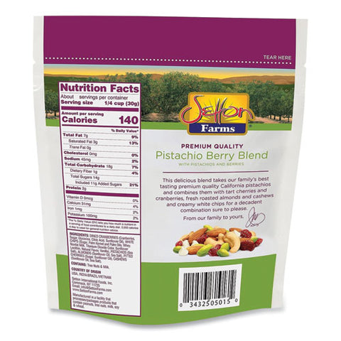 Pistachio Berry Blend, 4 Oz Bag, 10/carton