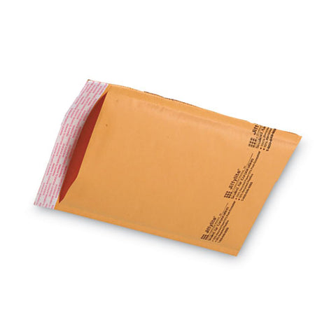 Jiffylite Self-seal Bubble Mailer, #0, Barrier Bubble Air Cell Cushion, Self-adhesive Closure, 6 X 10, Brown Kraft, 25/ct