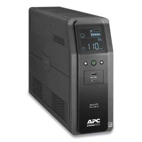 Br1350ms Back-ups Pro Br Series Sinewave Battery Backup System, 10 Outlets, 1,350 Va, 1,080 J