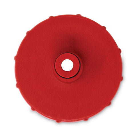 Hygen Pulse Cleaning System Replacement Bottle Cap, Plastic, 2" Diameter X 1.75" H, Red