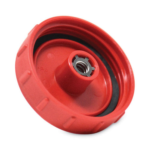 Hygen Pulse Cleaning System Replacement Bottle Cap, Plastic, 2" Diameter X 1.75" H, Red