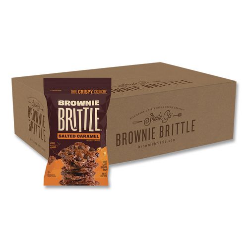 Salted Caramel Brownie Snack, 2 Oz Bag, 24/carton
