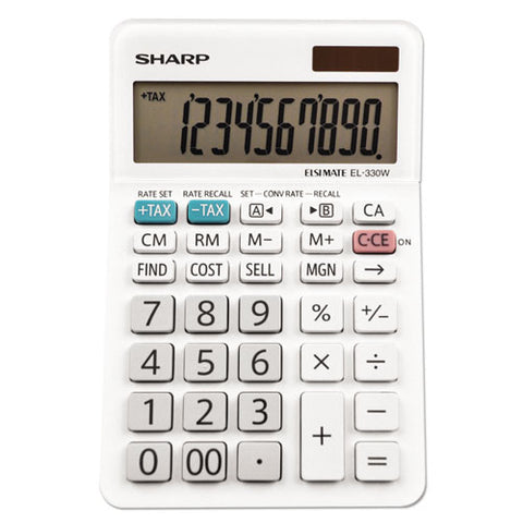 El-330wb Desktop Calculator, 10-digit Lcd