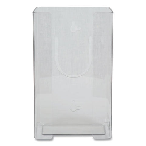 Clear Plexiglas Disposable Glove Dispenser, 1-box, Plexiglas, Clear, 5.5 X 3.75 X 10